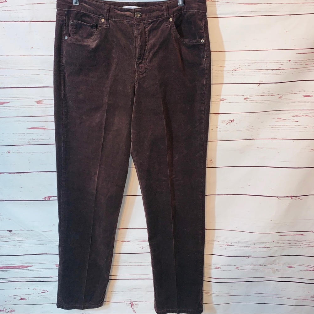 Bandolino Blu Corduroy Mandie Brown Pants